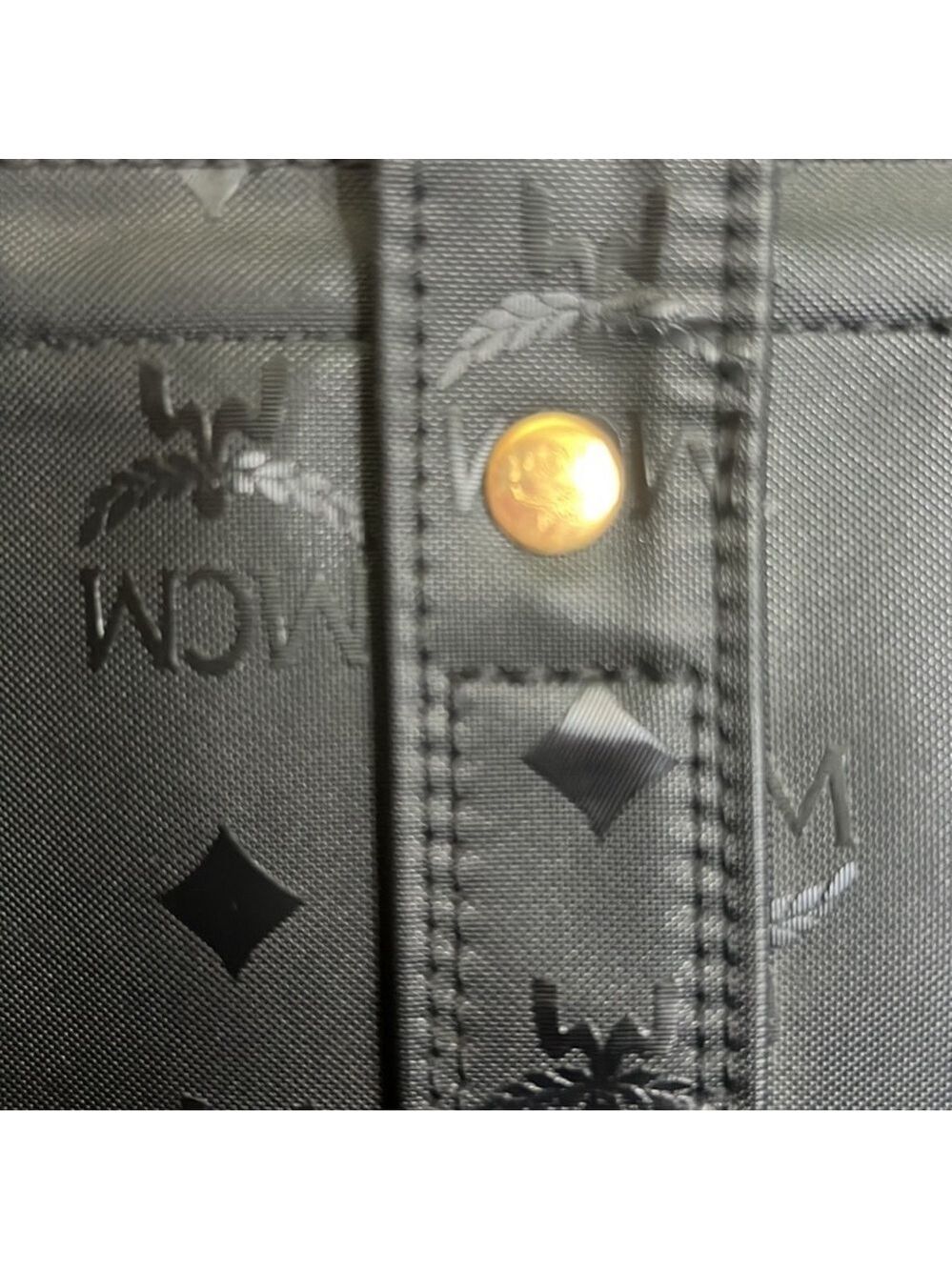 MCM Black Zipper Tote - Picture 12 of 14